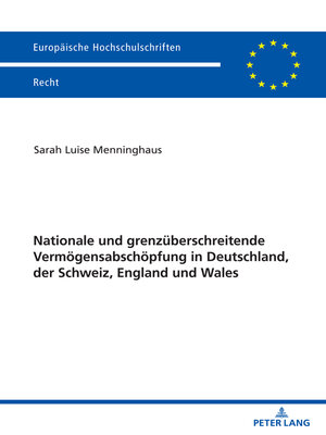 cover image of Nationale und grenzueberschreitende Vermoegensabschoepfung in Deutschland, der Schweiz, England und Wales